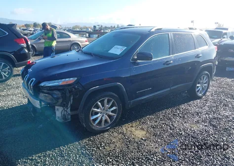 2014 Jeep Cherokee Limited from USA, damaged, VIN 1C4PJLDB8EW295152